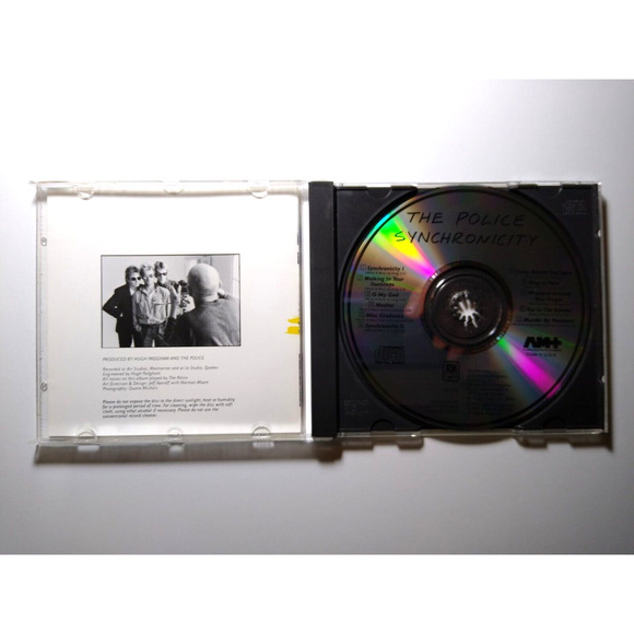Synchronicity The Police CD 1983 CD 3735 No Barcode US Edition Pop Rock New Wave - Picture 2 of 3